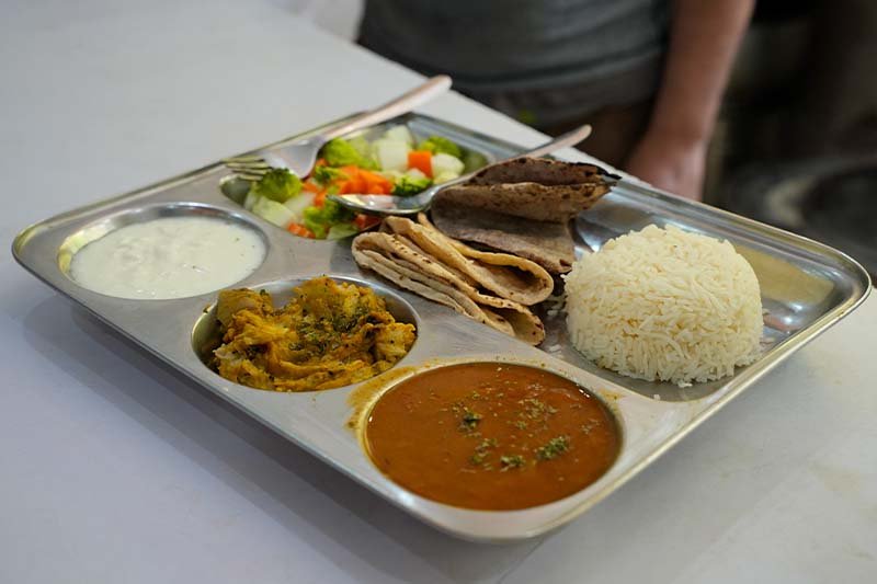 Healthy Ayurvedic Food at The Sun YTTC Bali